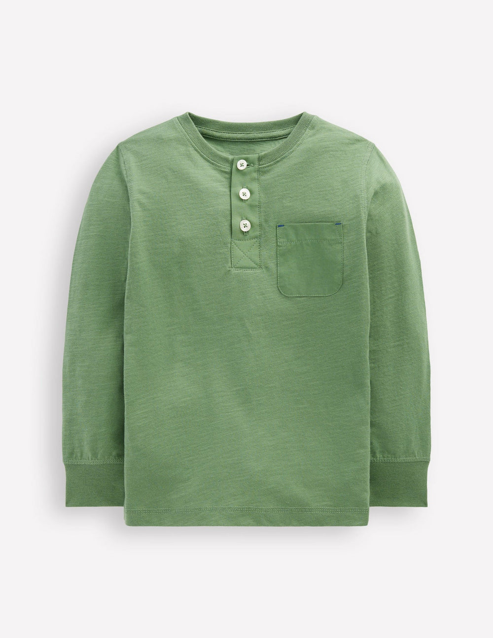 Boden Everyday Henley T-shirt - Newt Green