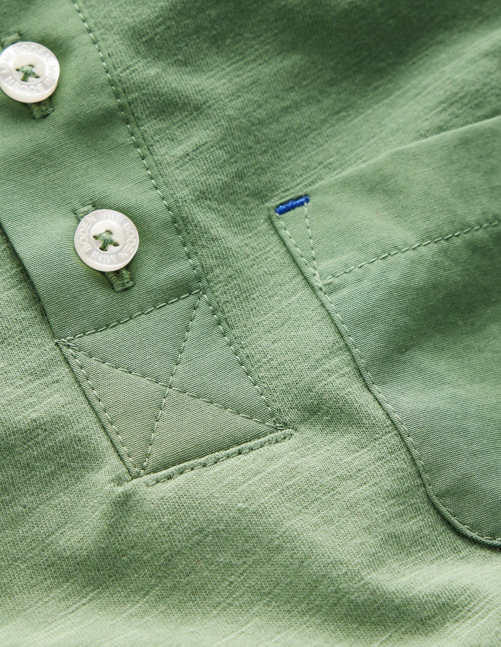 Boden Everyday Henley T-shirt - Newt Green