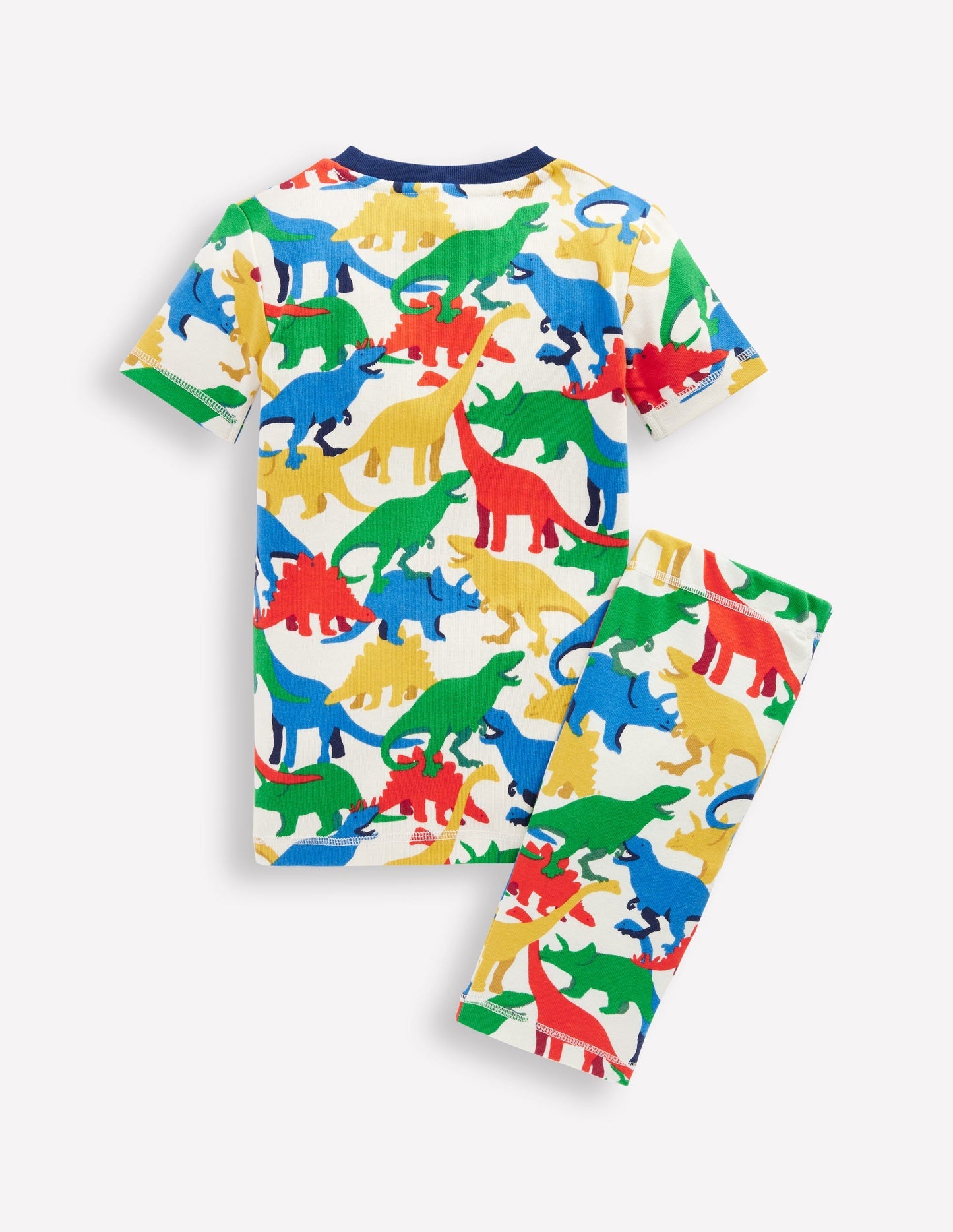 Boden Snug Short John Pajamas - Multi Dinos
