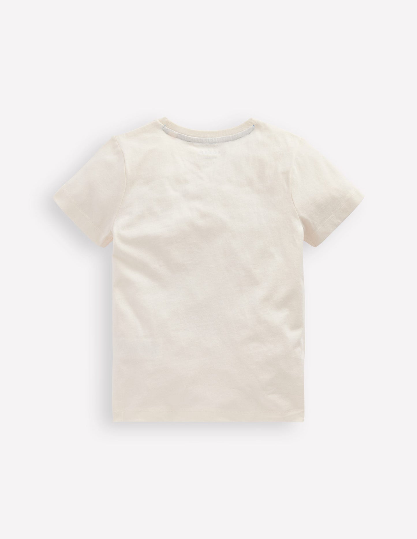 Boden Superstitch T-shirt - Soft Ivory Ladybirds
