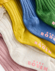 Boden 5 - Pack Baby Frilly Socks - Multi