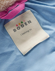 Boden Mixed Borg Jacket - Ivory Berry Floral