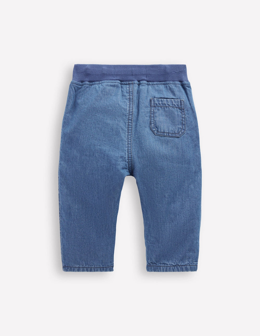 Boden Cosy Lined Pants - Blue Chambray