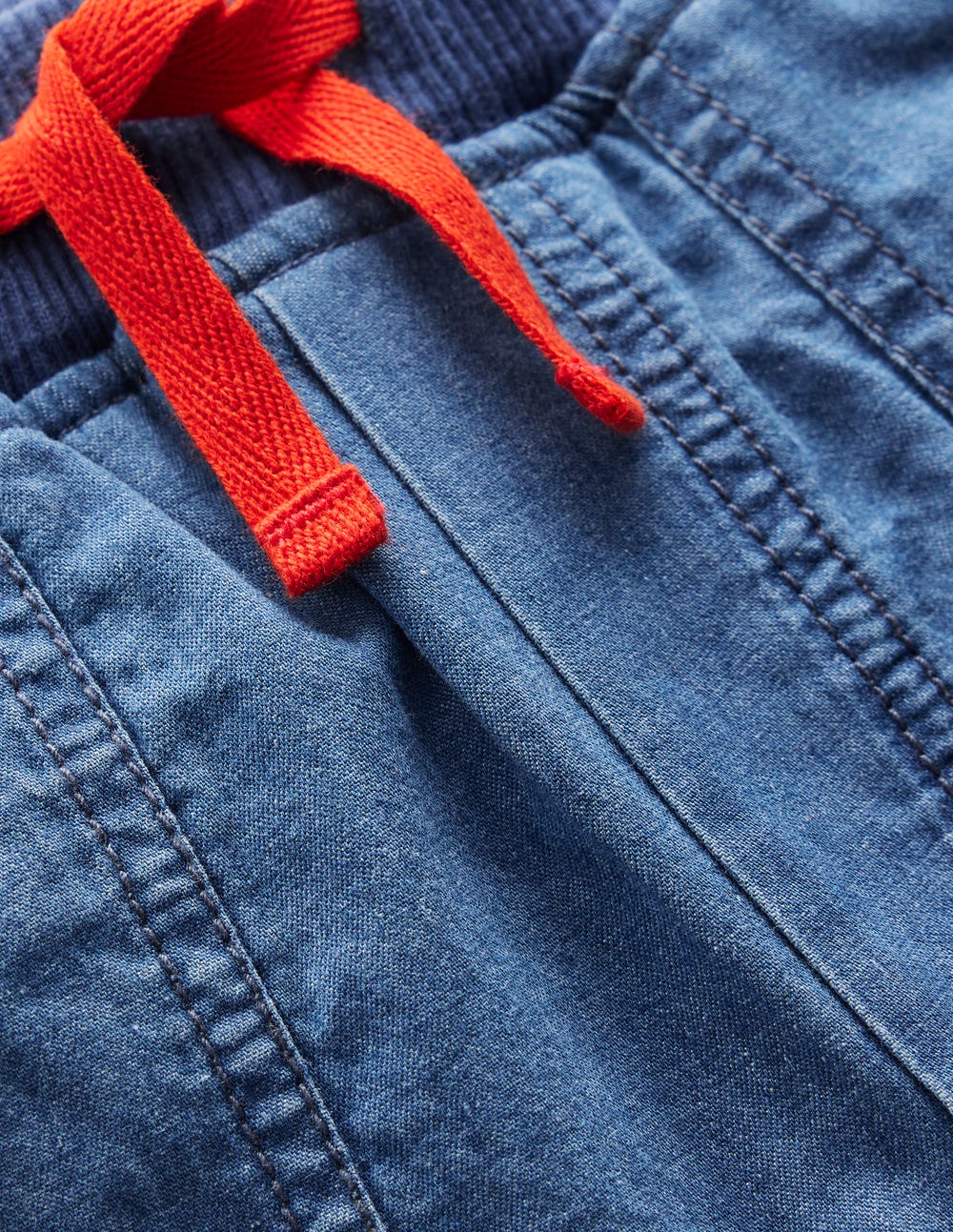 Boden Cosy Lined Pants - Blue Chambray