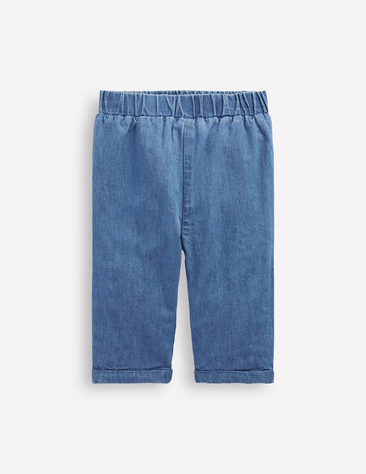Boden Cosy Lined Pants - Blue Chambray