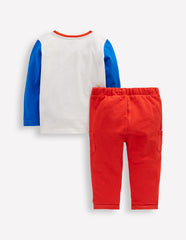 Boden Jersey Overalls Play Set - Multi Dogs