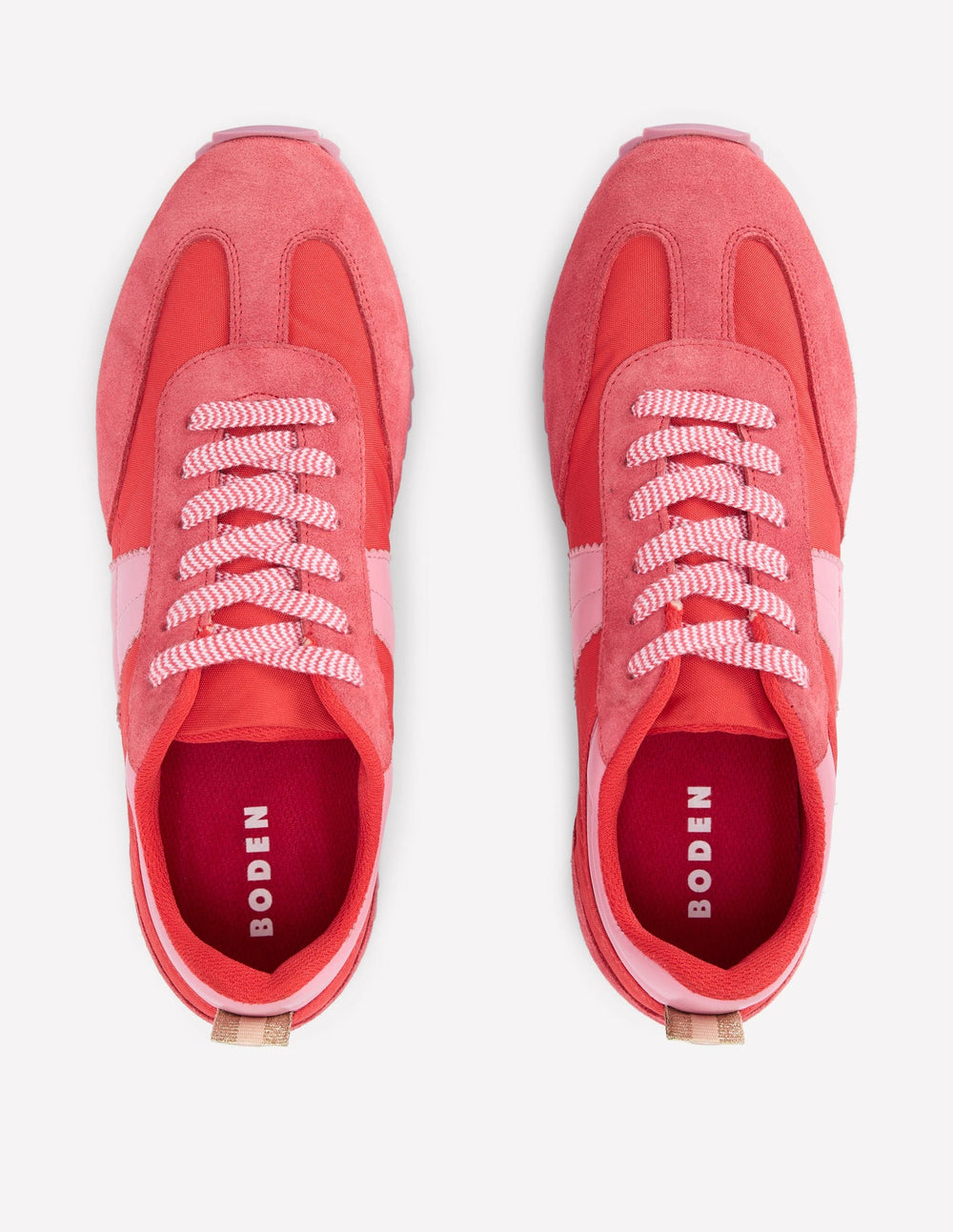 Boden Retro Runner Trainer - Red