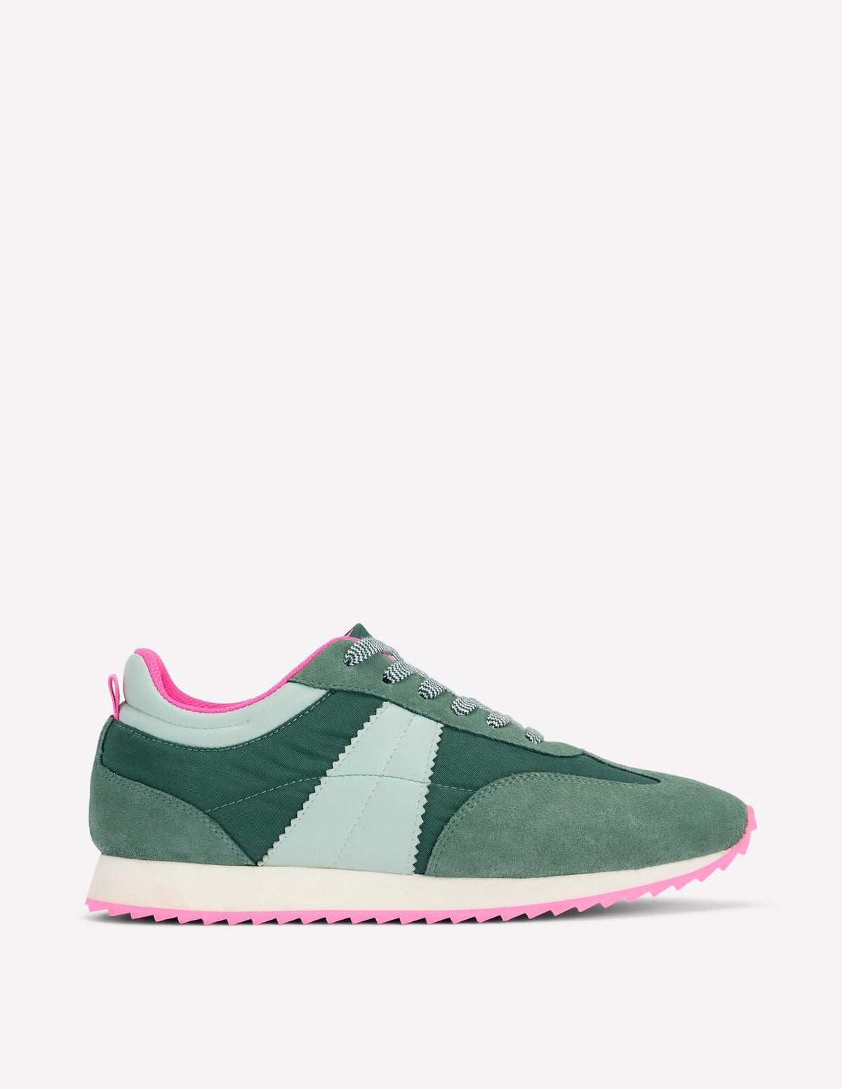Boden Retro Runner Trainer - Green