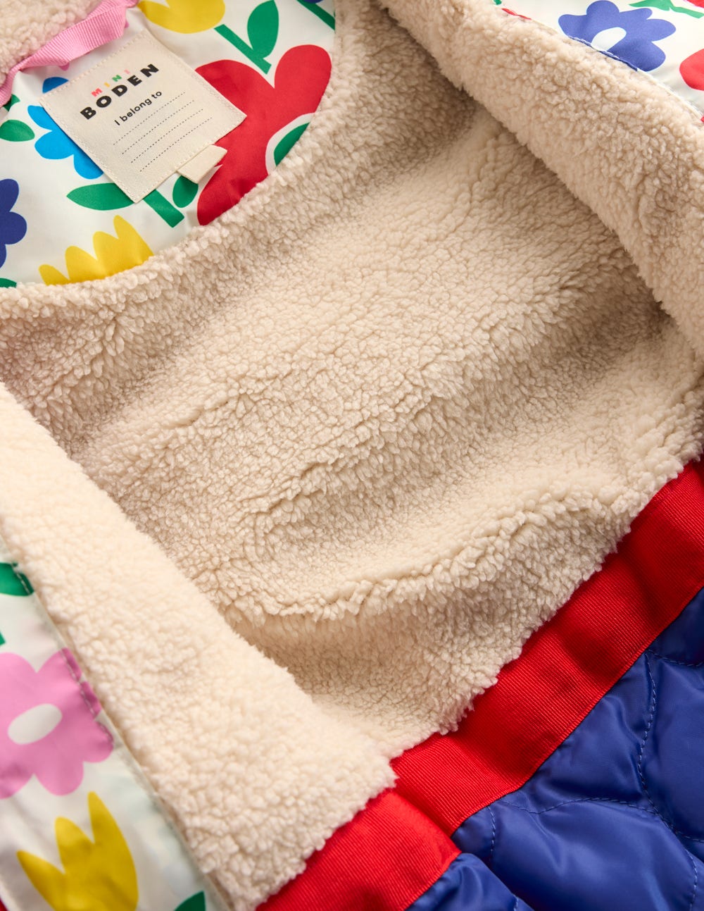 Boden 2 - in - 1 Padded Coat - Multi Pop Flower