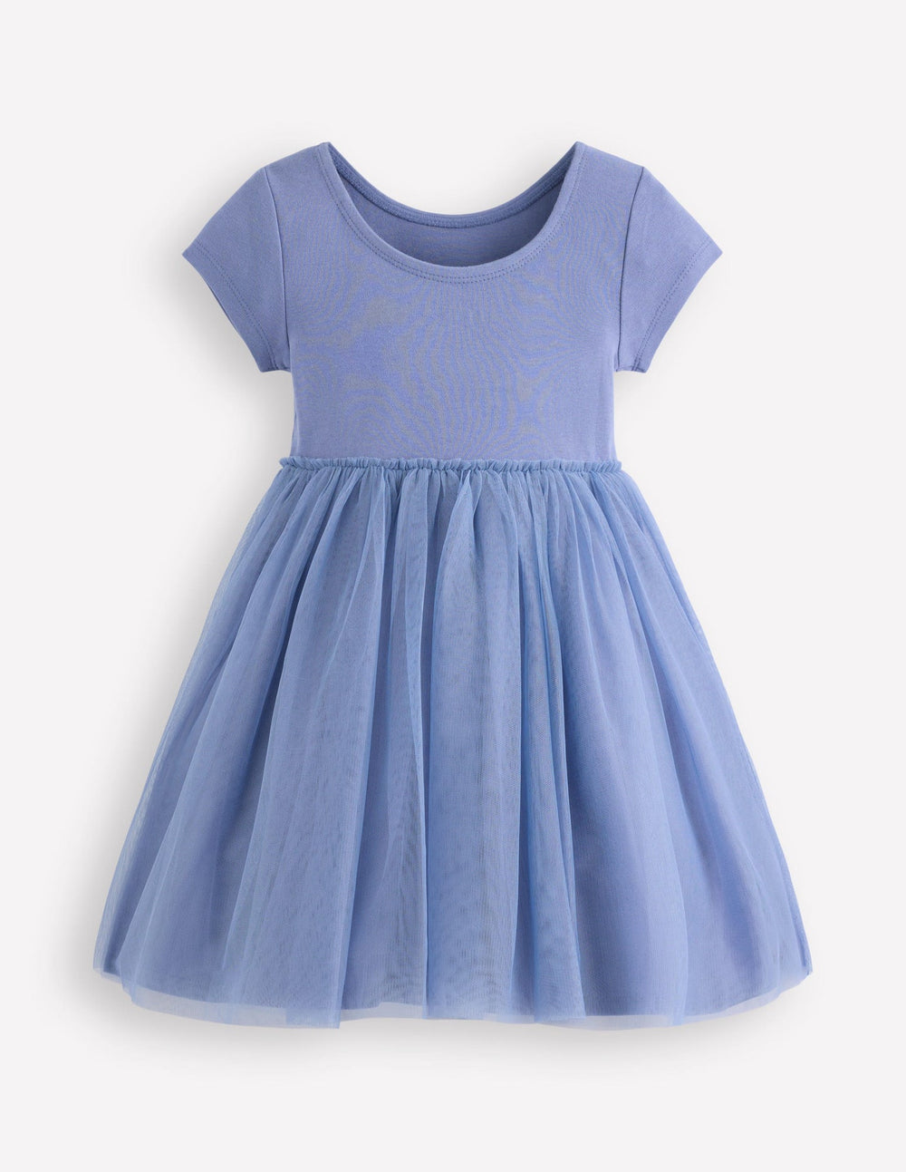 Boden Ami Applique Tulle Dress - Pale Blue Chicks