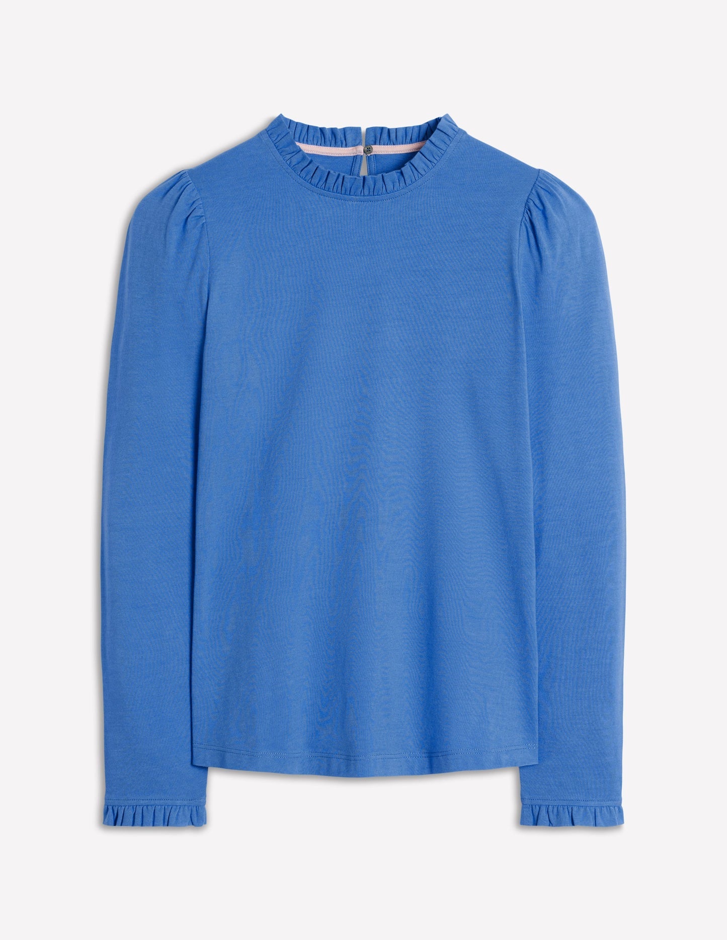 Boden Supersoft Frill Detail Top - Meadow Spring