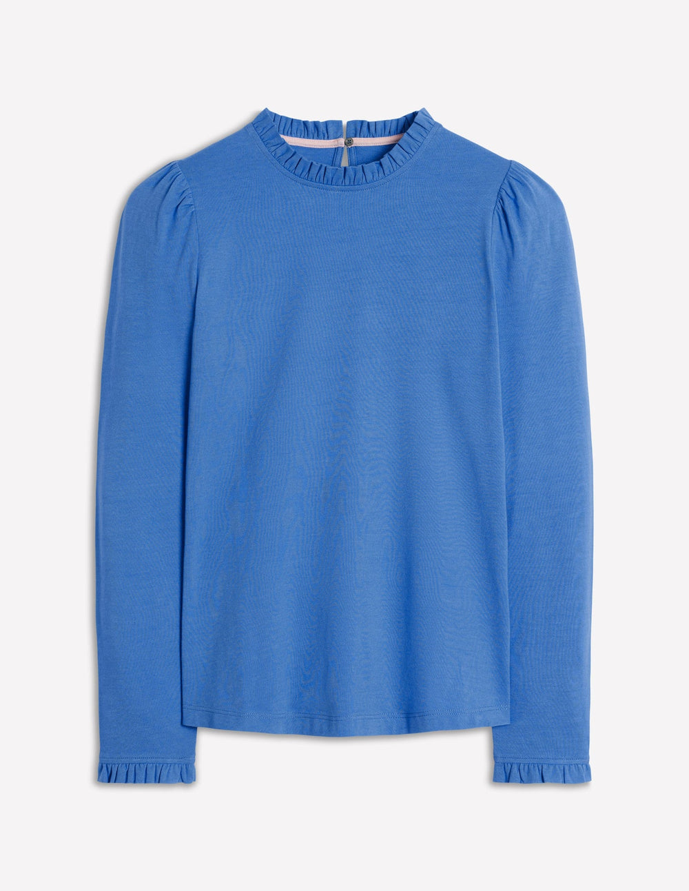 Boden Supersoft Frill Detail Top - Meadow Spring