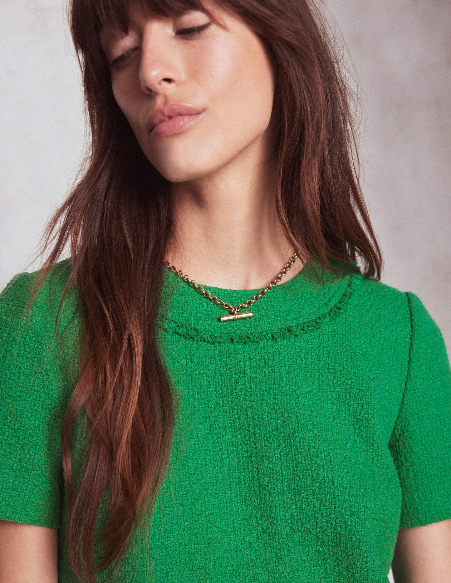 Boden Evita Cotton Shift Dress - Rich Emerald