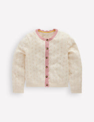 Boden Everyday Scalloped Cardigan - Soft Ivory