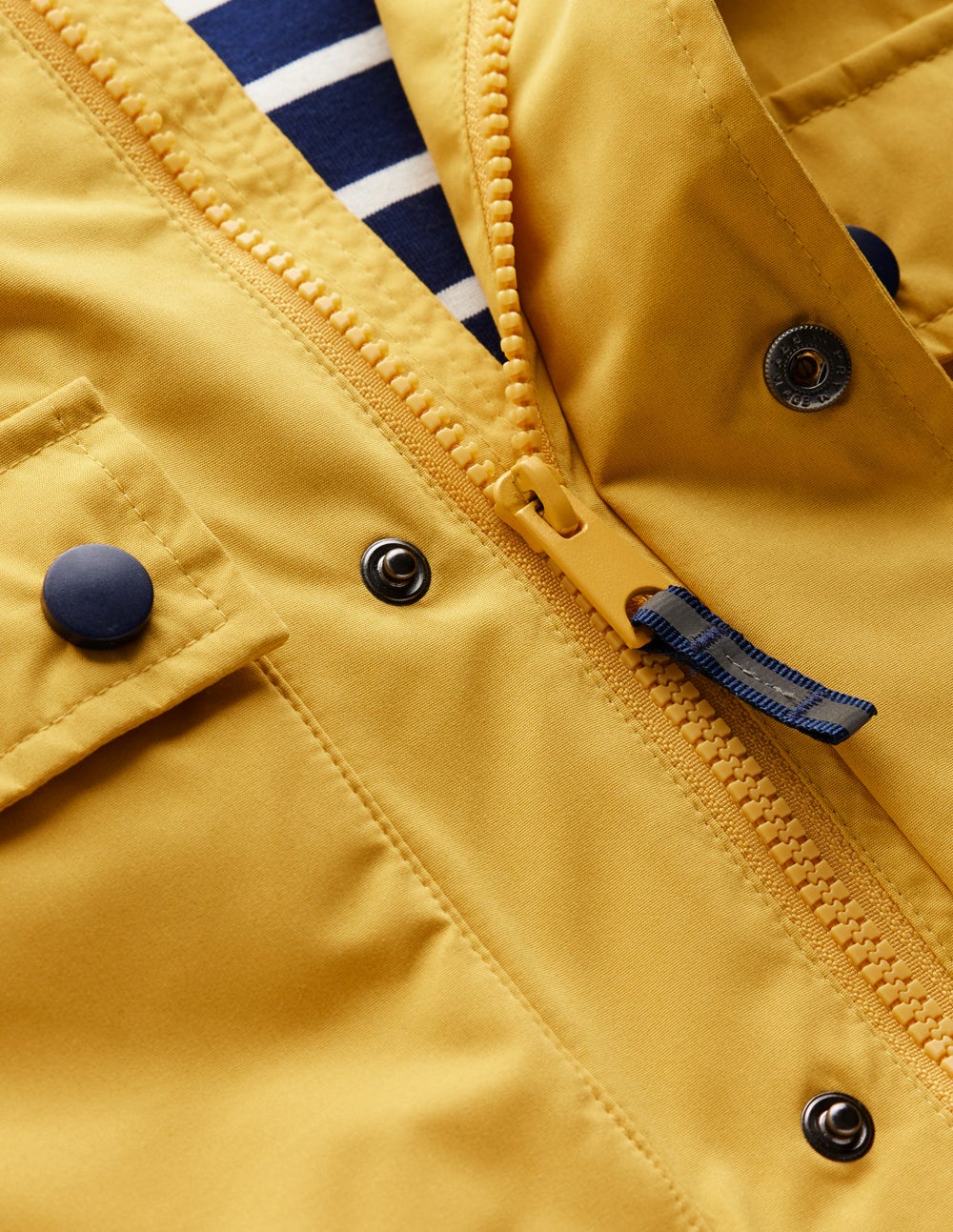 Boden Waterproof Fisherman's Jacket - Yellow