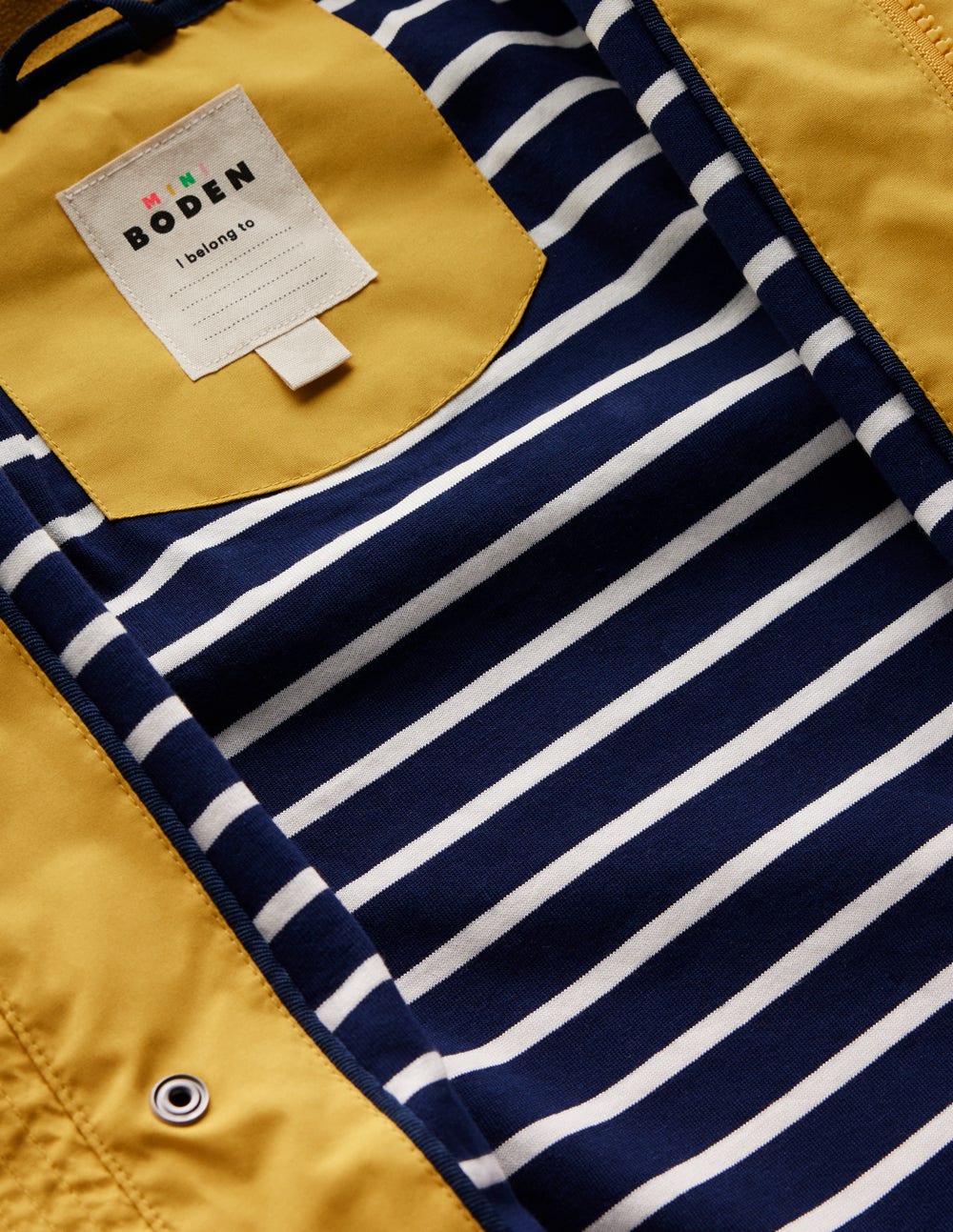 Boden Waterproof Fisherman's Jacket - Yellow