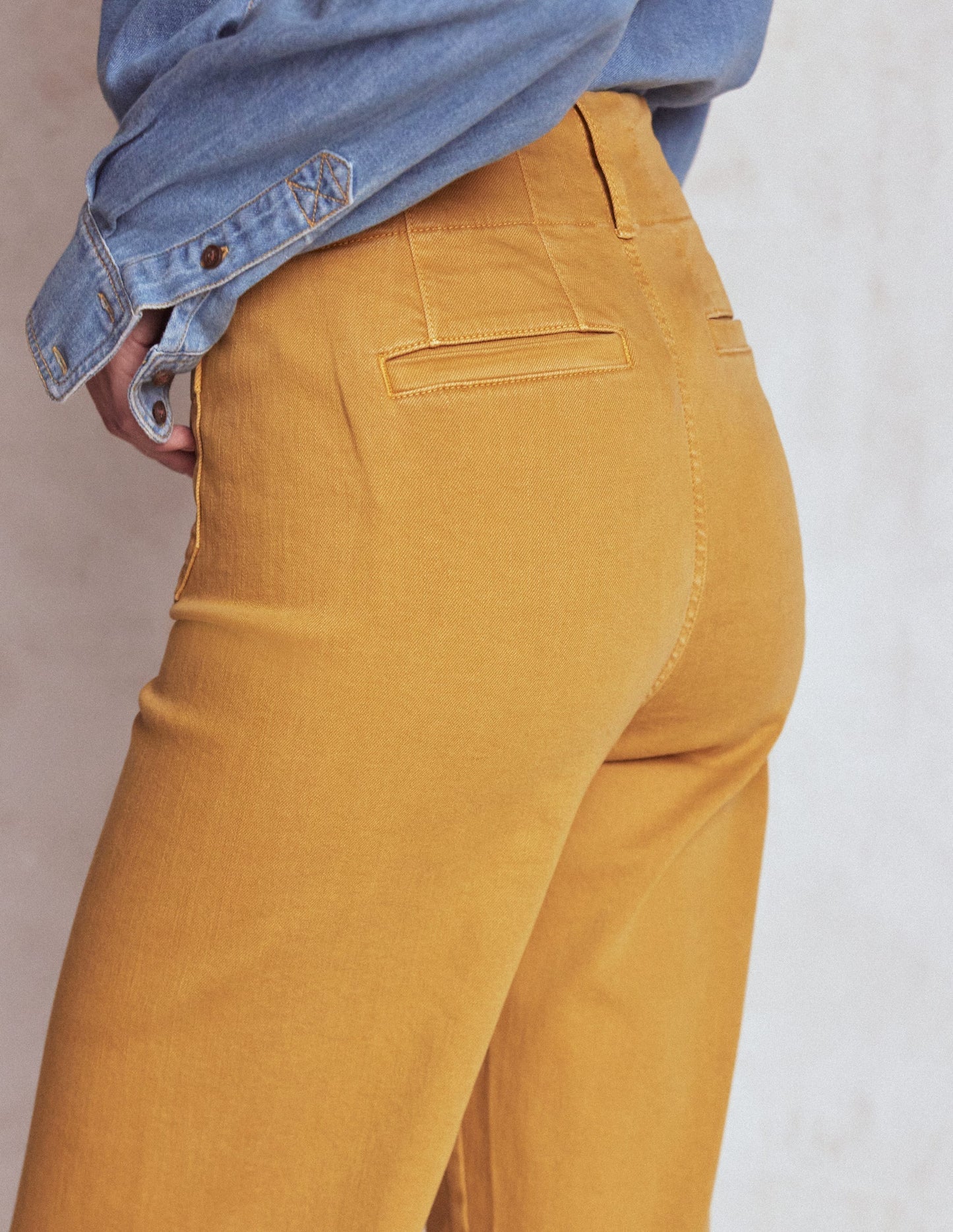 Boden Primrose Patch Pocket Pants - Golden Rye