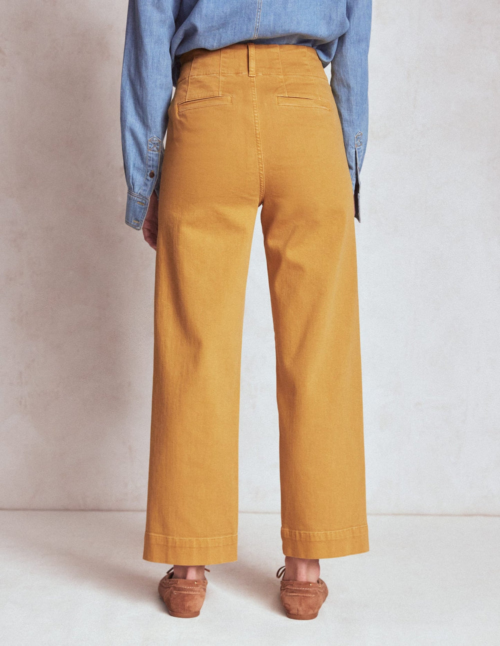 Boden Primrose Patch Pocket Pants - Golden Rye