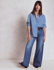 Boden High Rise Wide Leg Jeans - Hotch Potch