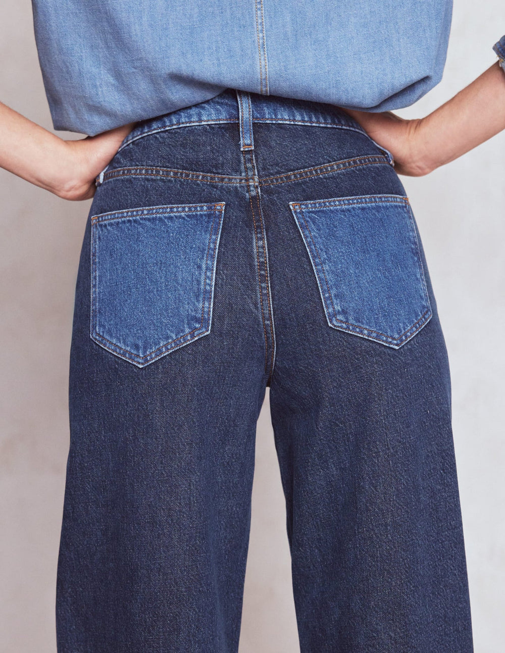 Boden High Rise Wide Leg Jeans - Hotch Potch
