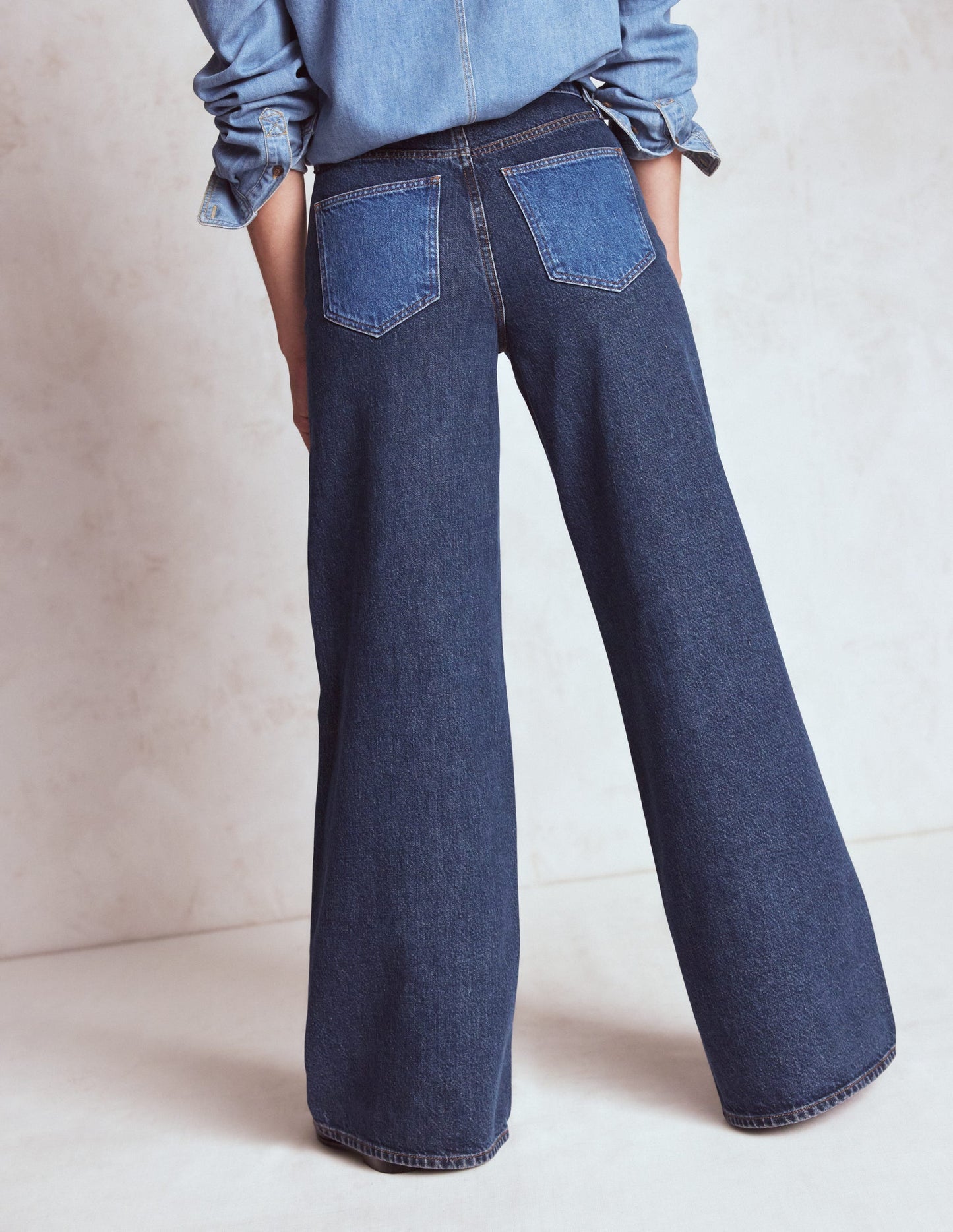 Boden High Rise Wide Leg Jeans - Hotch Potch