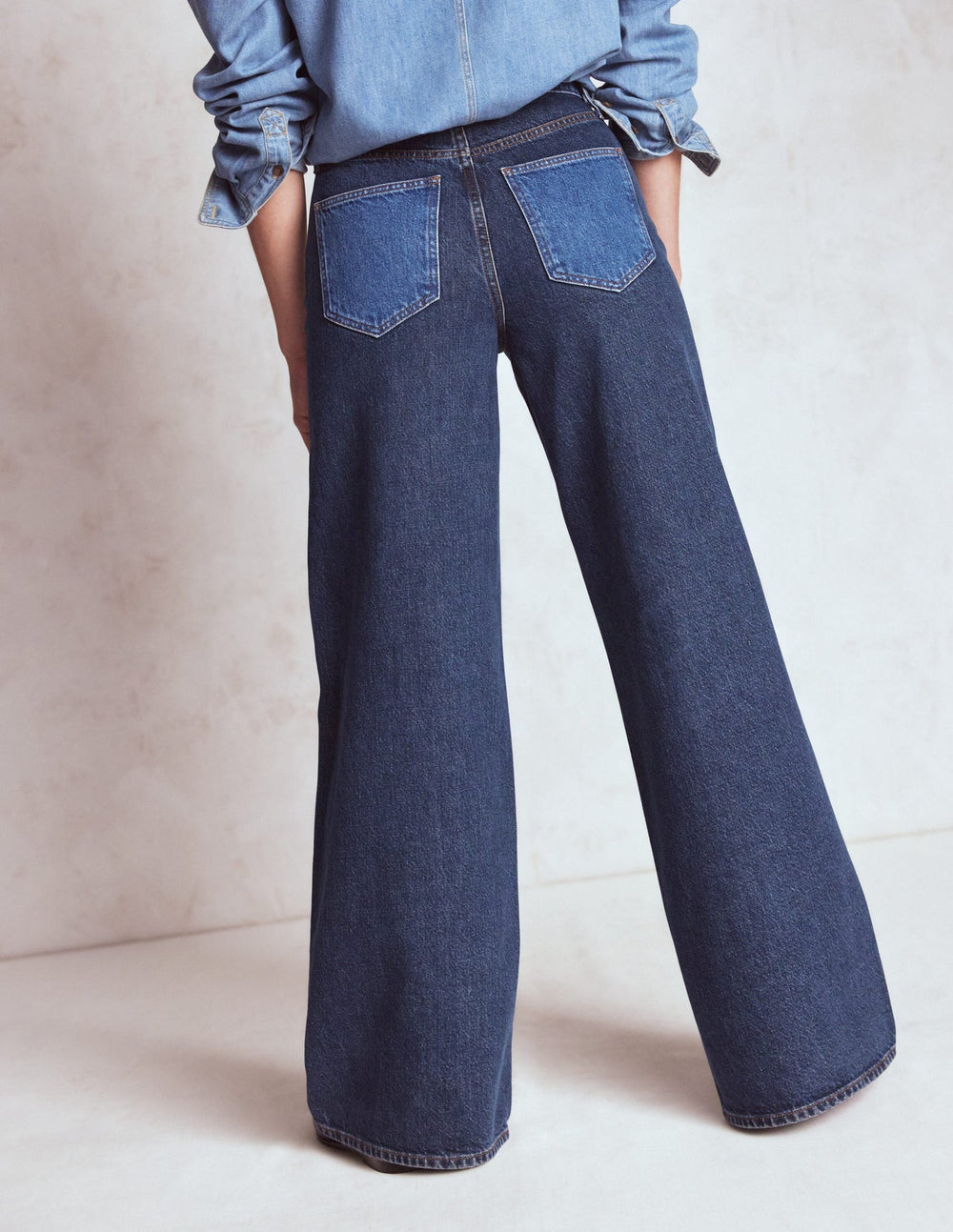 Boden High Rise Wide Leg Jeans - Hotch Potch