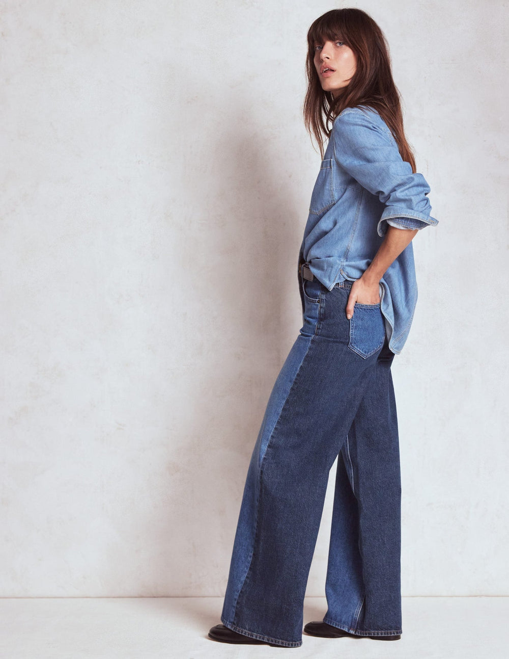 Boden High Rise Wide Leg Jeans - Hotch Potch