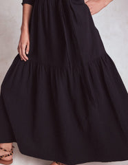 Boden Cecily Double Cloth Midi Dress - Midnight Blue