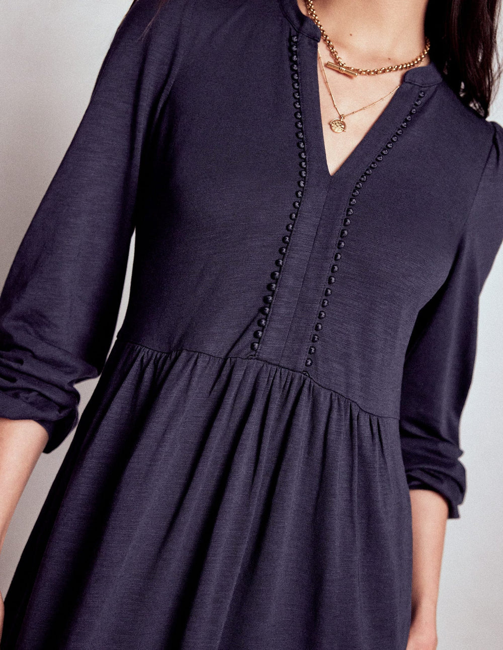 Boden Naomi Relaxed Jersey Dress - Navy