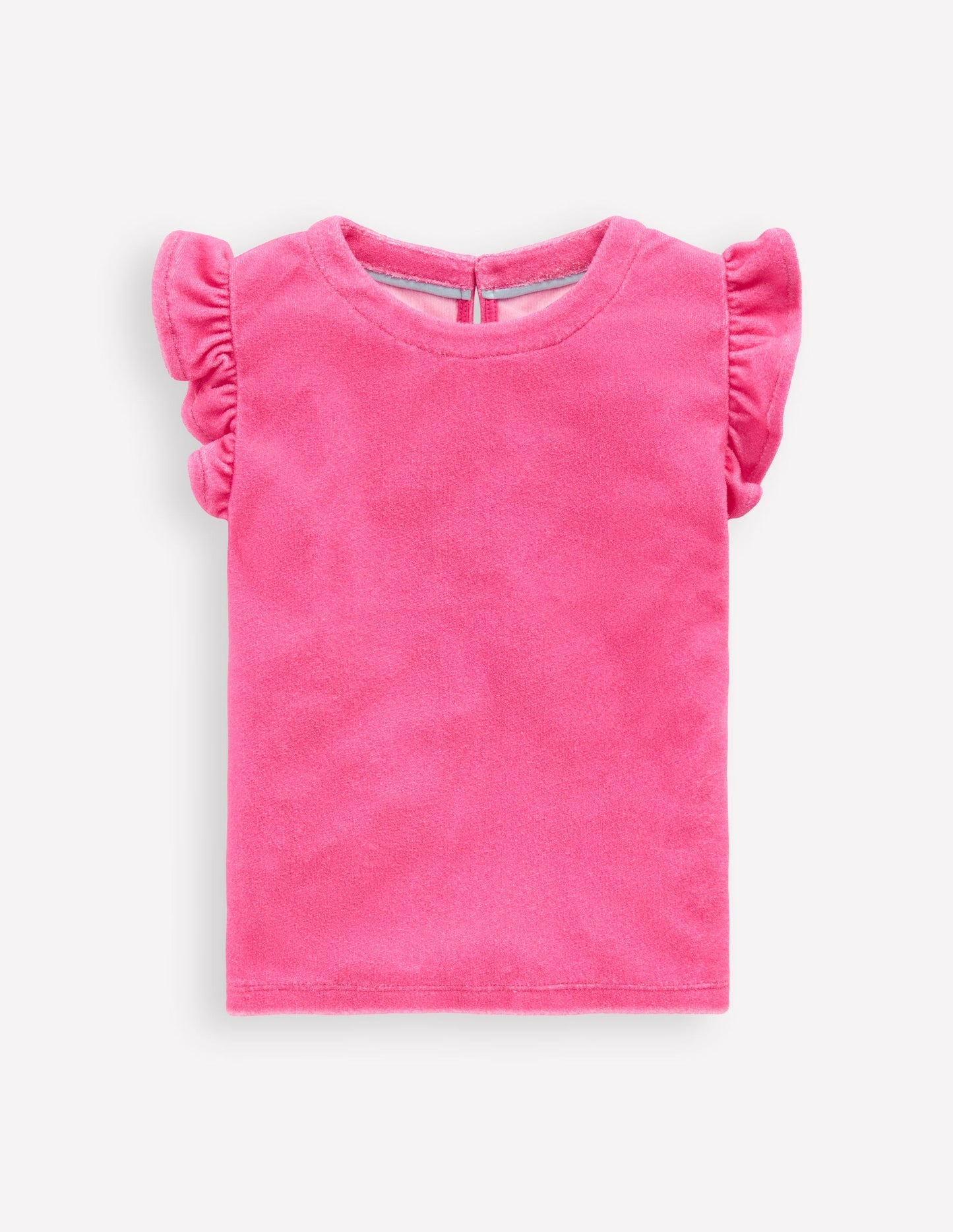Boden Relaxed Towelling Top - Sorbet Pink