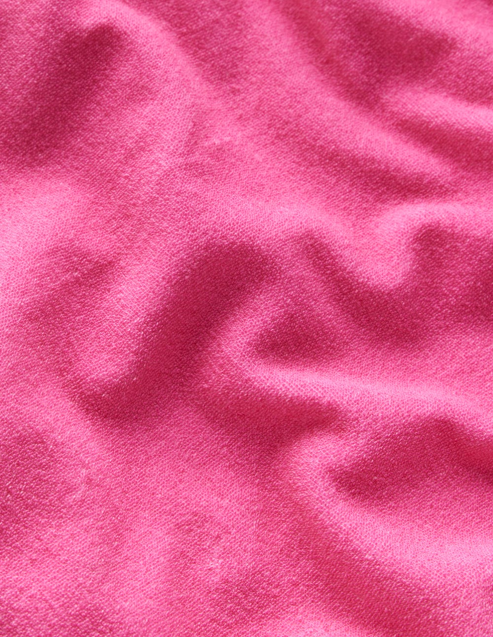 Boden Relaxed Towelling Top - Sorbet Pink