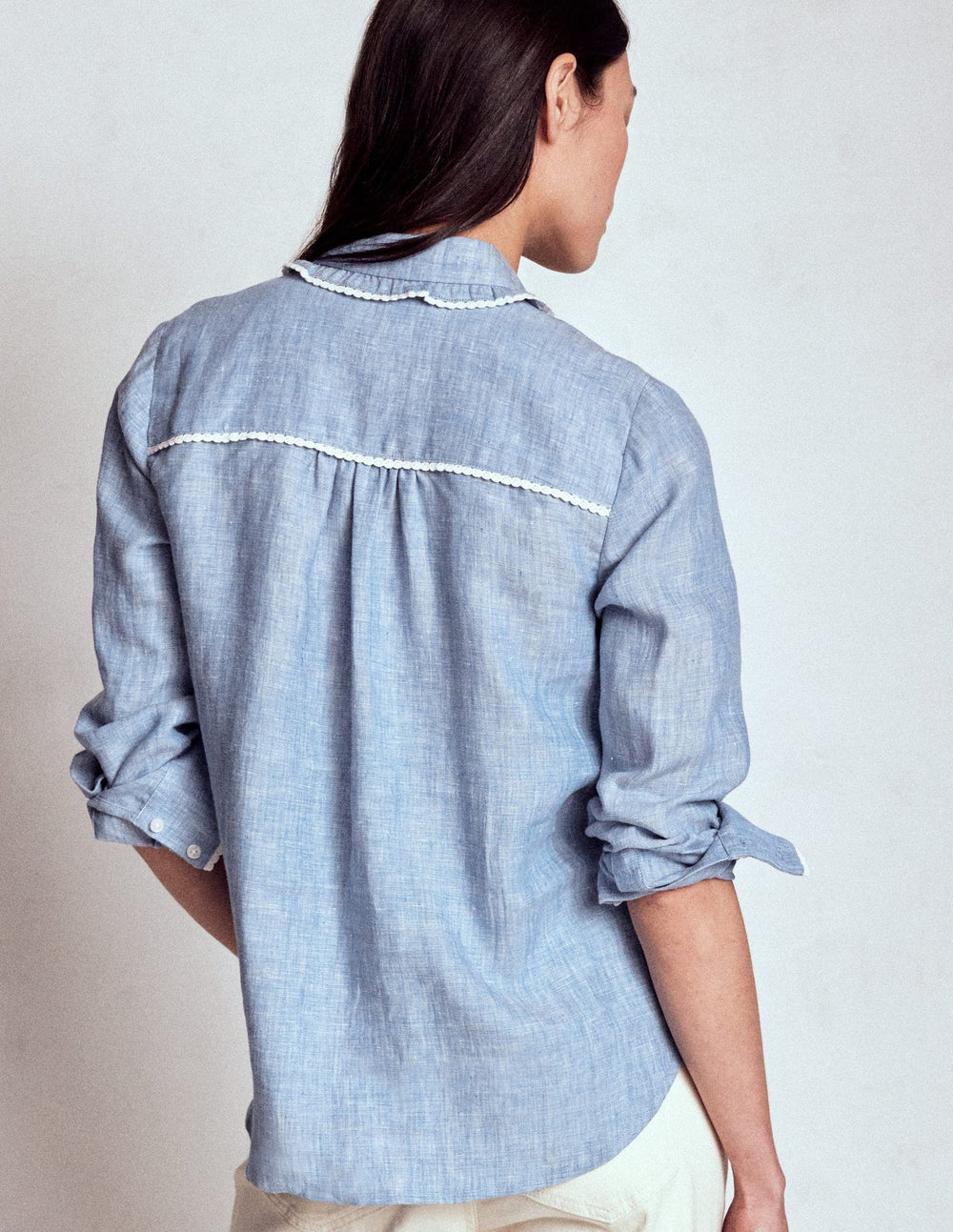 Boden Sienna Western Shirt - Chambray