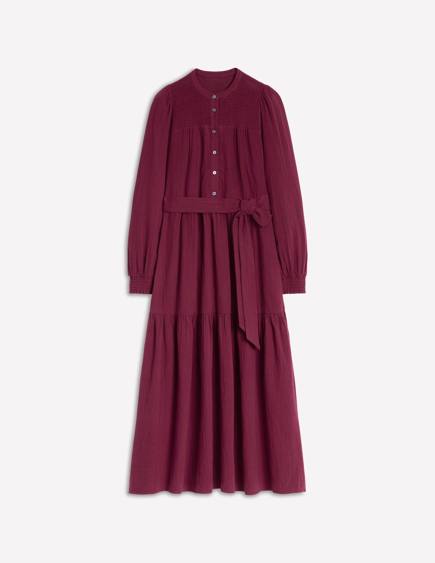 Boden Cecily Double Cloth Midi Dress - Deep Wisteria