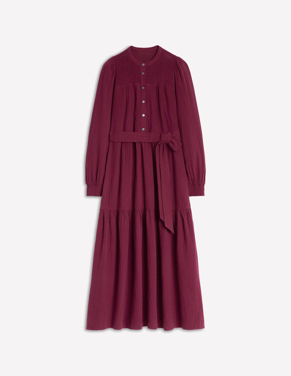 Boden Cecily Double Cloth Midi Dress - Deep Wisteria