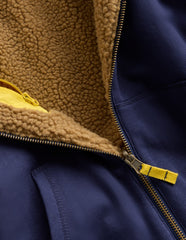 Boden Reversible Borg Hoody - College Navy