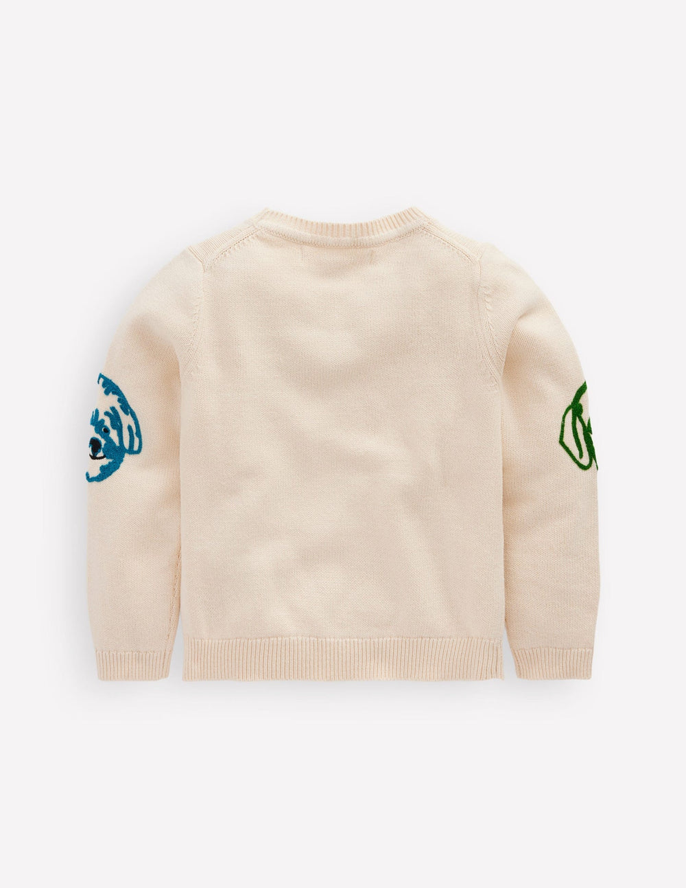Boden Fun Logo Sweater - Warm Ivory Dogs