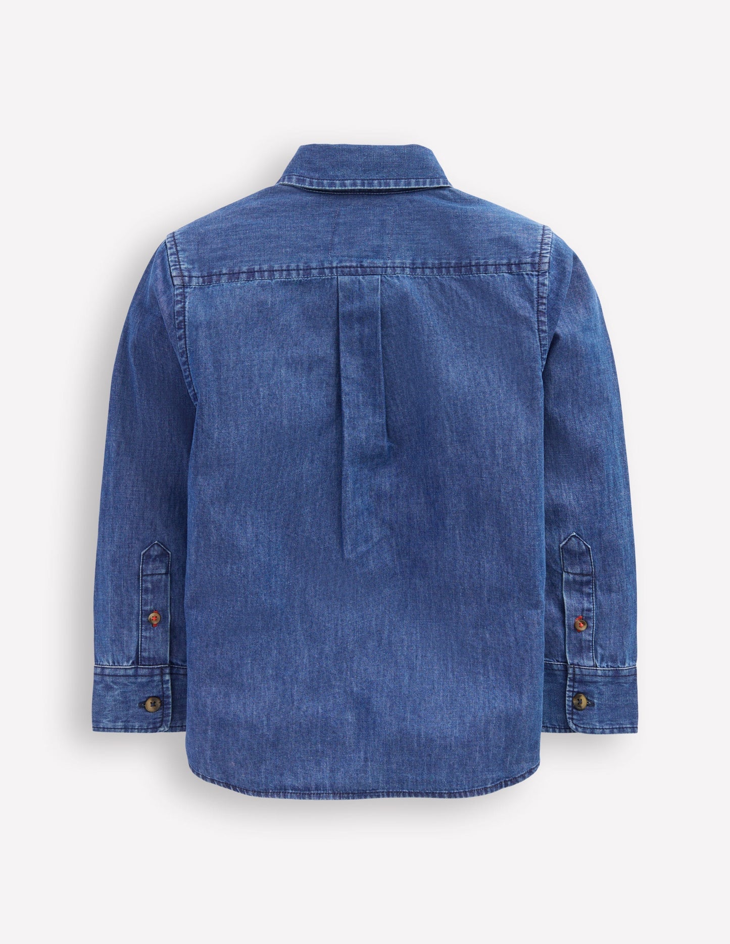Boden Denim Shirt - Mid Vintage Denim (Mid Wash)