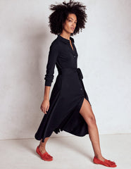 Boden Marcia Jersey Shirt Dress - Navy
