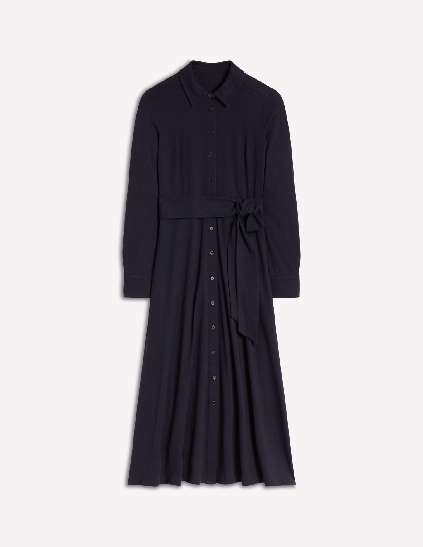 Boden Marcia Jersey Shirt Dress - Navy