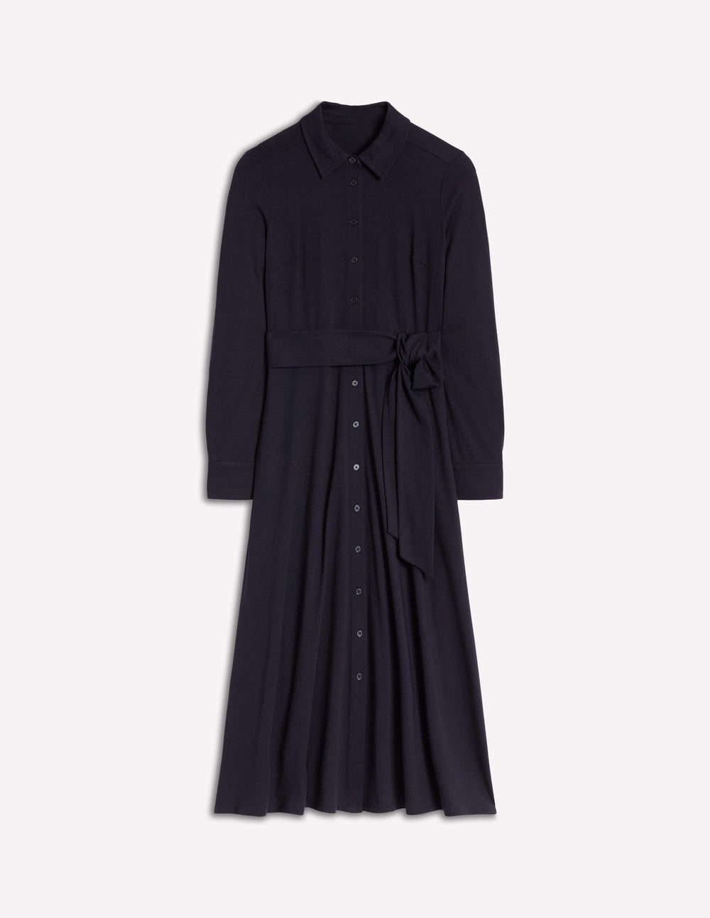 Boden Marcia Jersey Shirt Dress - Navy