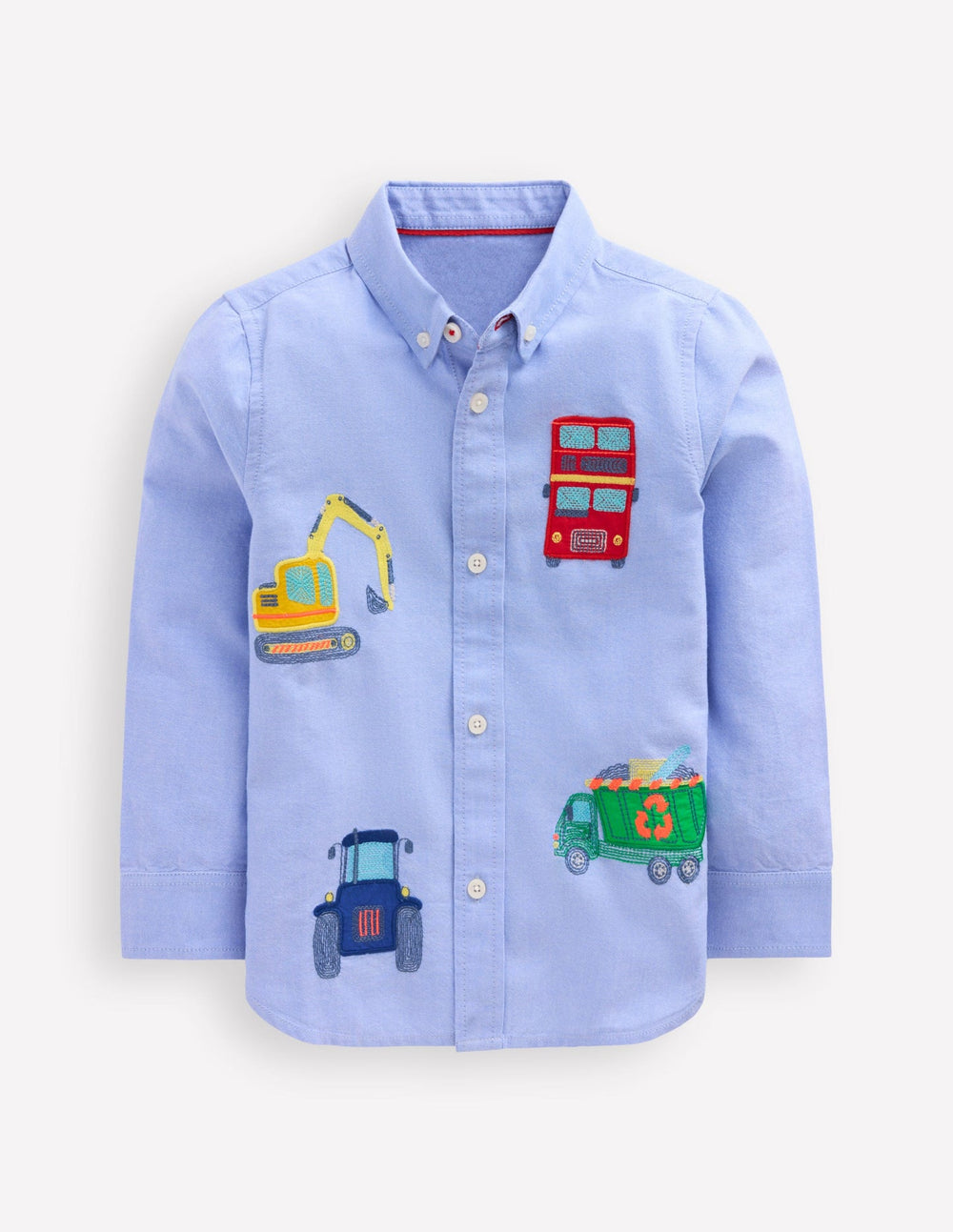 Boden Embroidered Shirt - Vehicles