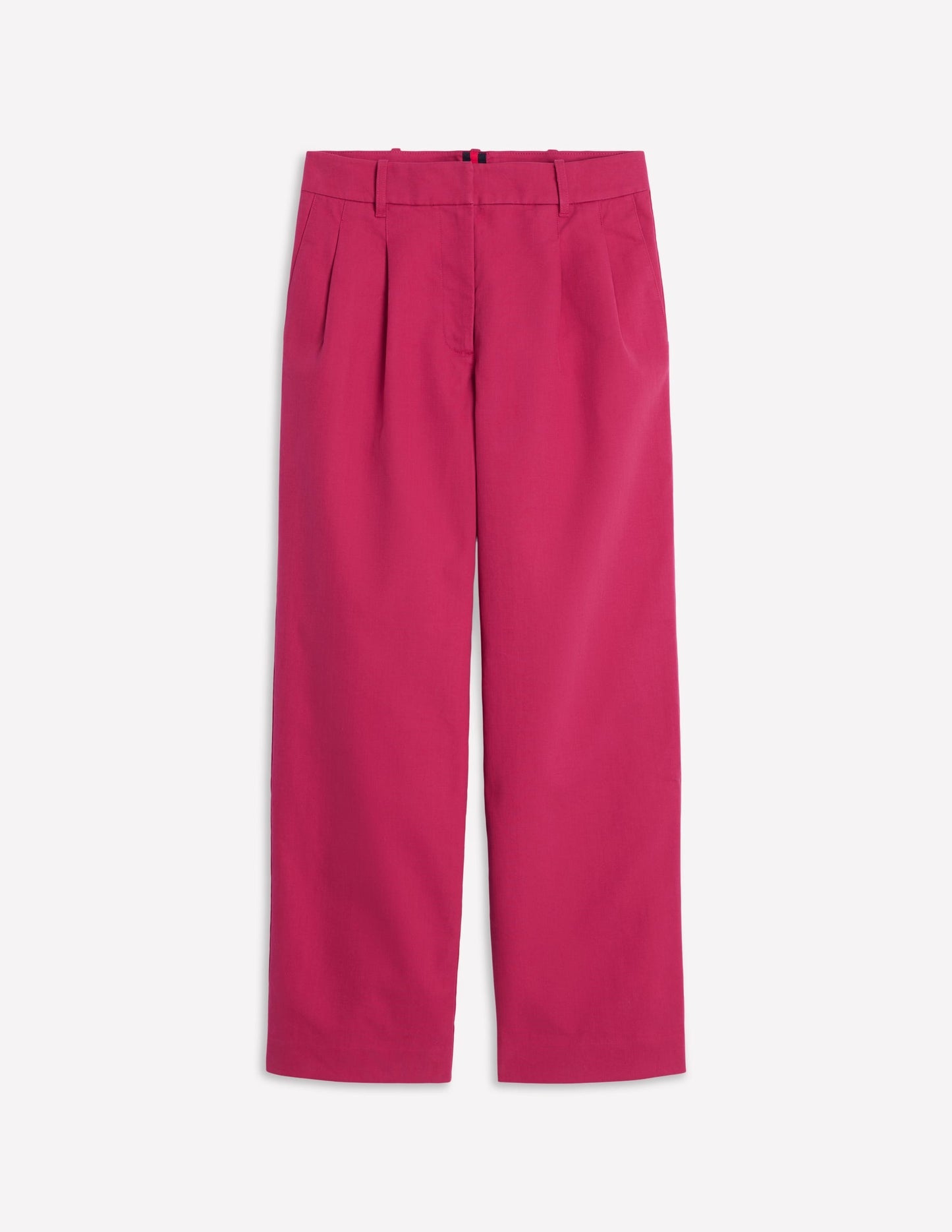 Boden Bloomsbury Cotton Pants - Bright Cherry