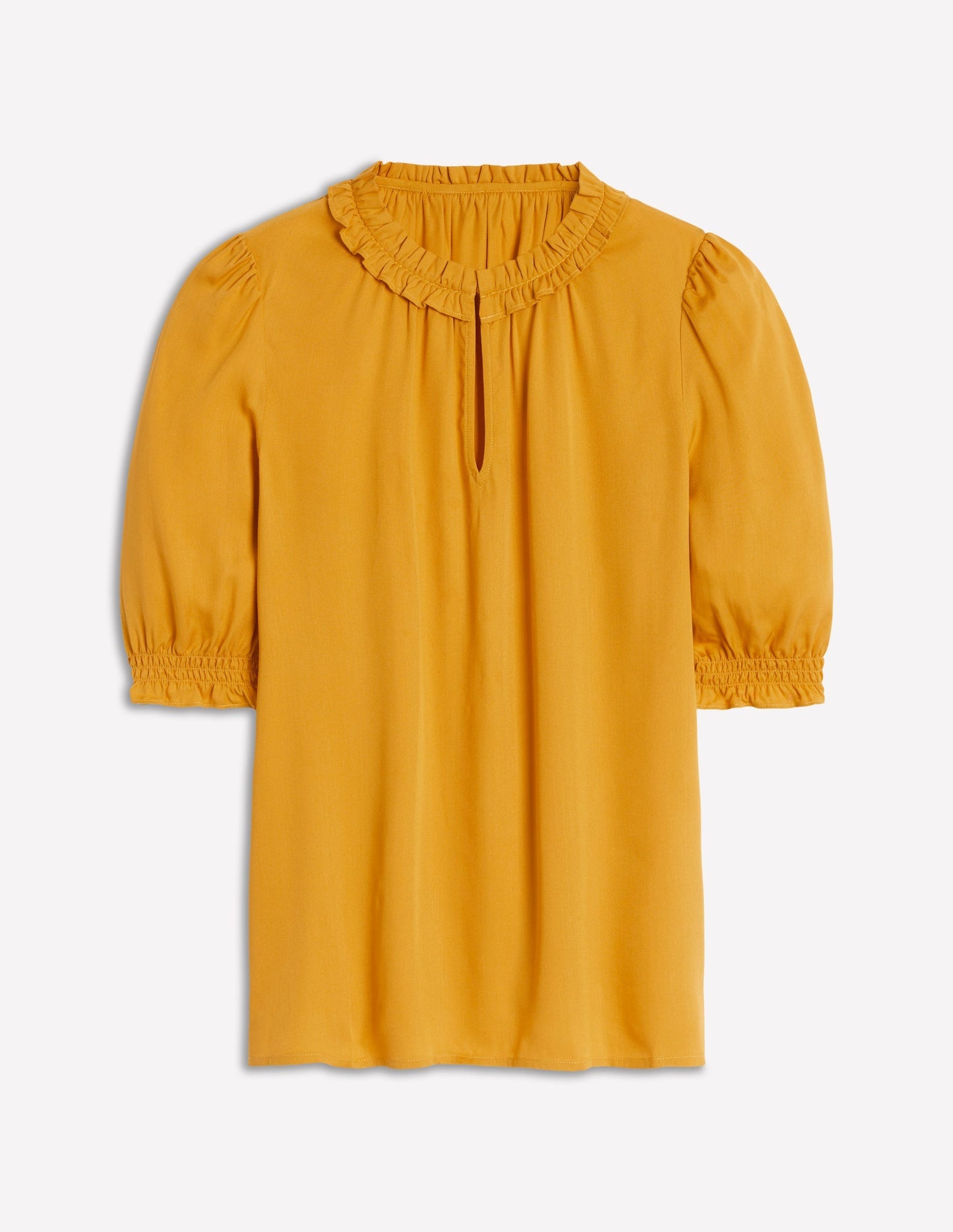 Boden Ria Short Sleeve Top - Golden Rye