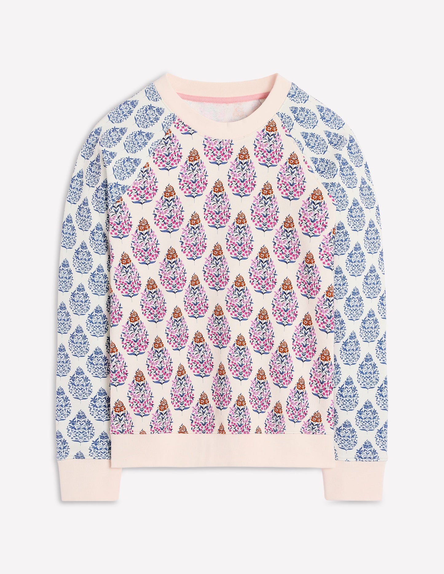 Boden Rosa Printed Sweatshirt - Multi, Wildflower Bouquet