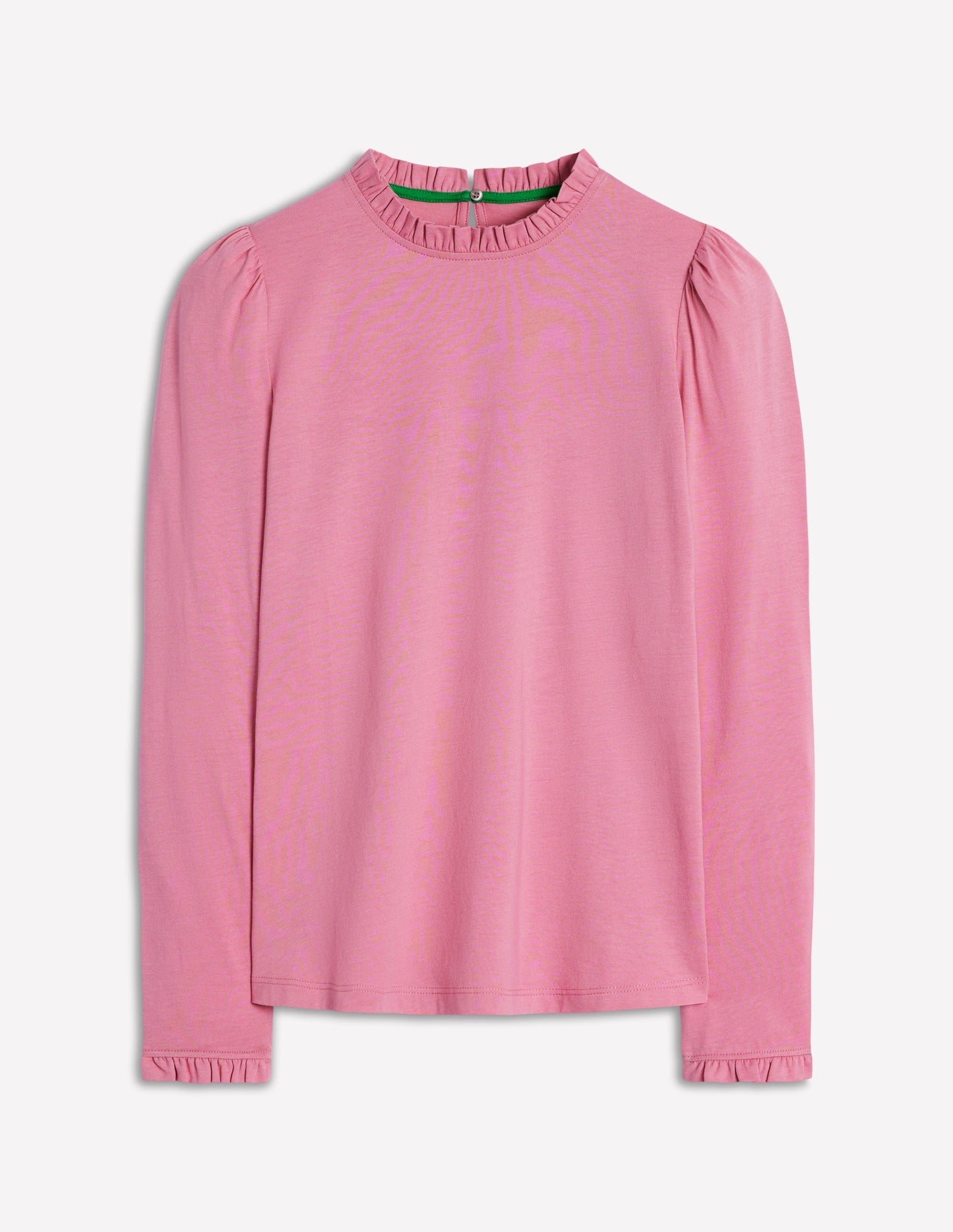Boden Supersoft Frill Detail Top - Formica Pink