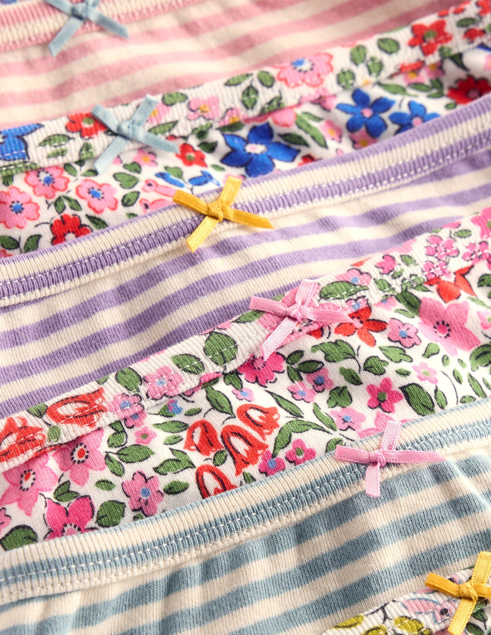 Boden 7 - Pack Underwear - Multi Floral/Stripe