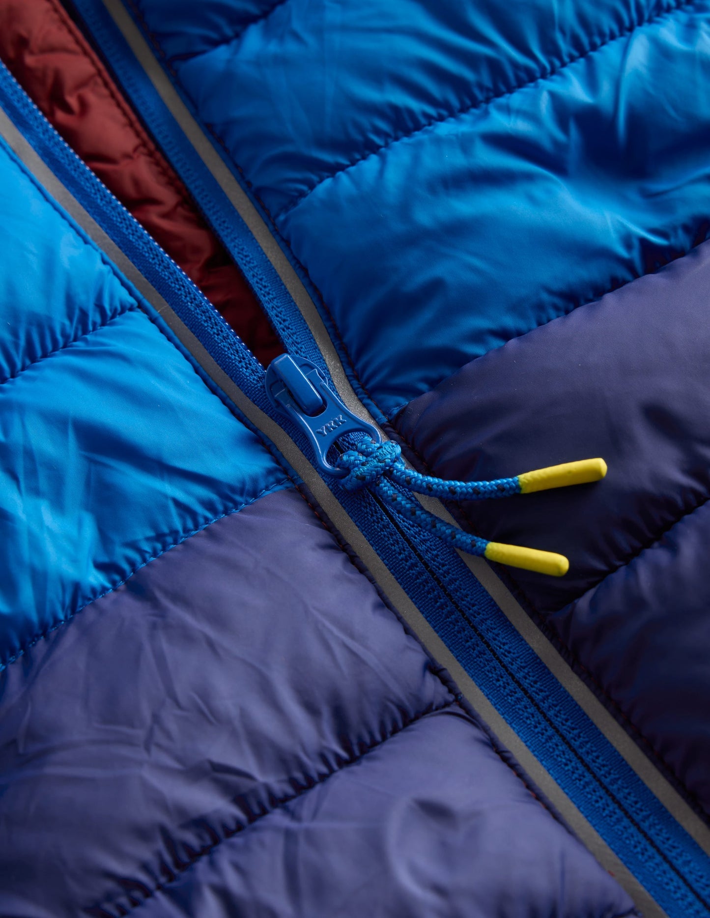 Boden Pack - Away Padded Jacket - Blue Colour Block