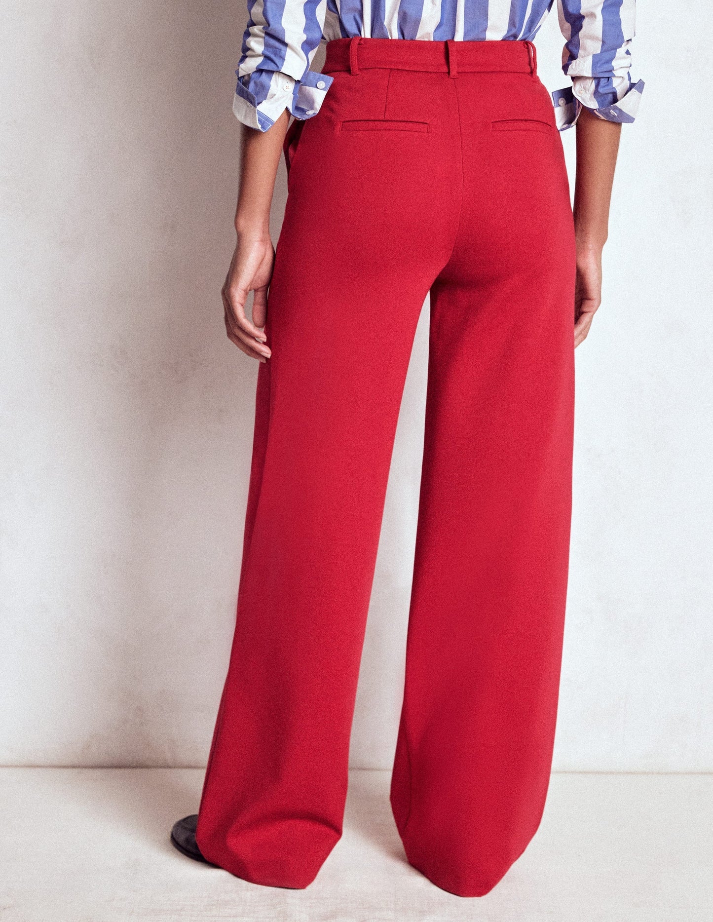 Boden Belgravia Ponte Pants - Carmine Red