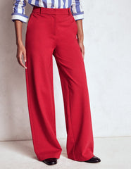 Boden Belgravia Ponte Pants - Carmine Red