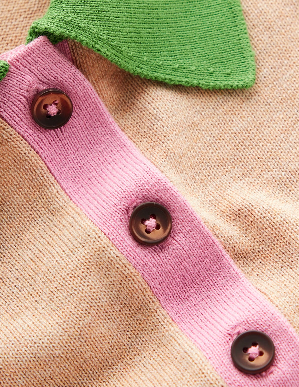Boden Lara Relaxed Cotton Henley - Chinchilla Melange